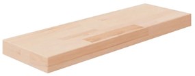 Ripiano60x20x4 Cm Legno Massello Di Rovere Non Trattato /