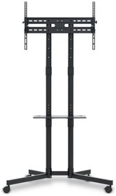 CONNECT IT CMH-9100-BK - Porta TV mobile con ripiano 37-70” nero