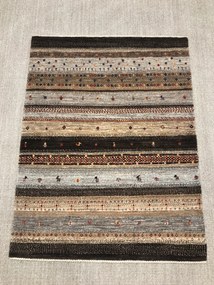 Loribaft Tappeto 100x130 Marrone (Iran) Annodato A Mano
