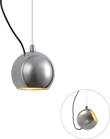 Design hanglamp chroom voor railsysteem 1-fase - Slimline Sara