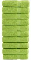 Asciugamani 10 pz Verde Mela 50x100 cm 600 g/m 100% Cotone 137499