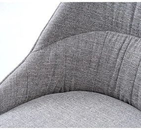 Sedie da pranzo grigie in set di 2 Meridian - Unique Furniture