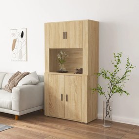 Credenza Rovere Sonoma İn Legno Multistrato /