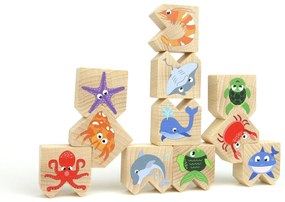 Milaniwood - Gioco equilibristo in legno - Animali oceano