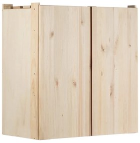 Armadio sospeso NVARXL.99 in legno, beige L 76.5 x H 79.5 x P 40.5 cm, 2 ante, da interno