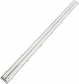 Corpo illuminante tecnico LED per tubi T8, 2x G13, 20W, 230V, 6500K, 120 cm, IP65, bianco