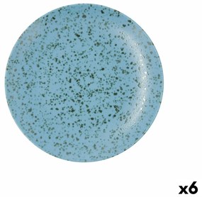 Piatto Piano Ariane Oxide Ceramica Azzurro (Ø 27 cm) (6 Unità)