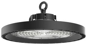 Campana Led industriale UFO Premium High Bay 100W Nera IP65 luce regolabile 209LM/W Novaline