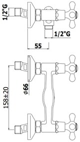 Paffoni Iris Irv168d Gruppo Doccia Con Set Doccetta E Supporto Snodato Lux In Metallo Cromo