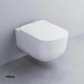 Ceramica Cielo "Era" Wc Sospeso Senza Brida Bianco Lucido