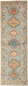 Kazak Tappeto 80x260 Blu (Pakistan) Annodato A Mano