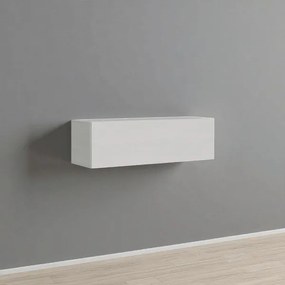 Pensile a ribalta orizzontale 134 Isoka Bianco Frassino