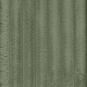 Divano angolare verde (con penisola a destra e chaise lounge) rivestito in velluto a coste Martin – Ropez