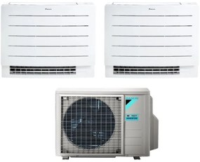 Daikin - Climatizzatore Condizionatore a Pavimento Dual Split serie perfera fvxm-a 7+9 con 2MXM40A R-32 Wi-Fi Integrato 7000+9000 Con Telecomando ad