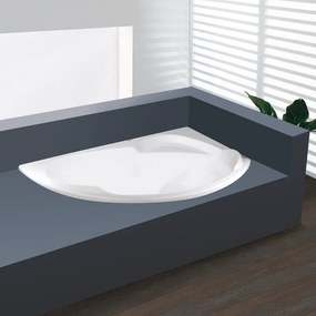 Vasca guscio SAMOA bianco 165 x 85 cm senza telaio con schienale dx