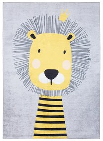 Tappeto per bambini con un simpatico motivo a forma di leone Larghezza: 80 cm | Lunghezza: 150 cm