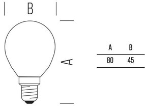 Sfera Stick 250lm 2,5W E14 WW FR