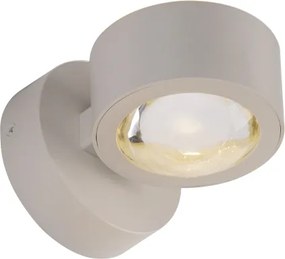 Schöner Wohnen 19331-39 - Lampada da parete LED CHIA 2xLED/2W/230V grigio