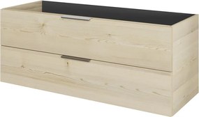 Mobile da bagno sospeso Madeo di Pelipal L 119 x H 48 x P 45 cm pino polar, 2 cassetti