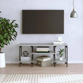 Mobile Porta TV Grigio Sonoma 102x35x45,5 cm Legno Multistrato