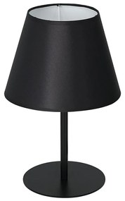 Lampada da tavolo ARDEN 1xE27/60W/230V diametro 20 cm nero/bianco