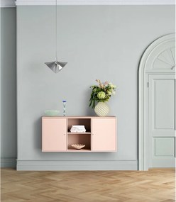 Cassettiera rosa chiaro da appendere 133x61x42 cm Mistral – Hammel Furniture