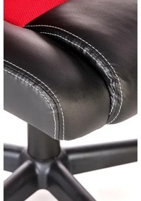 Sedia da ufficio KENU nera/rossa