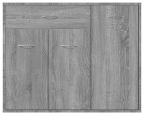 Credenza grigio sonoma 88x30x70 cm in legno ingegnerizzato