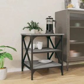 Tavolino grigio sonoma 40x42x50 cm in legno multistrato