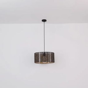 Globo 15450H - Lampadario a sospensione con filo ABINY 1xE27/60W/230V oro/nero