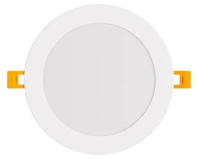Pannello LED Rotondo 15W 1.500lm no Flickering Foro Ø153-160mm Colore Bianco Caldo 3.000K