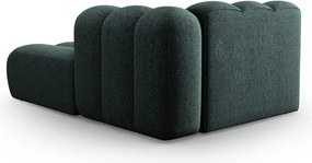 Chaise longue componibile turchese (con penisola a destra) Lupine – Micadoni Home