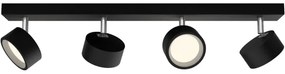 Philips - Faretto LED BRACIA 4xLED/5,5W/230V nero