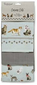 Set di 3 asciugamani da cucina Curious Cats - Cooksmart ®