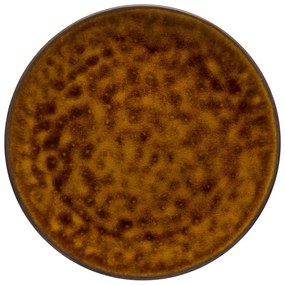 Vassoio in gres marrone , ⌀ 28 cm Roda - Costa Nova