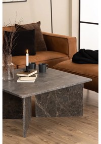 Tavolino in marmo nero 90x90 cm Vega - Actona