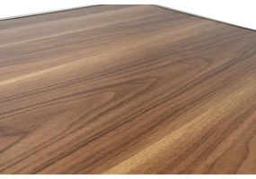 Tavolo da campeggio pieghevole marrone/cromo