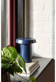 Lampada da tavolo in metallo blu Keen - Hübsch