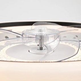 Plafoniera LED con ventilatore GEMMA LED/37W/230V bianco + +TC