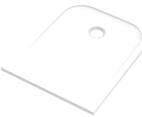Piatto doccia SENSEA in carbonato di calcio Easy V2 bianco L 70 x L 90 x H 2.5 cm opaco