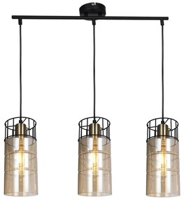 Klausen KL113010 - Lampadario a sospensione con filo IDEAL 3xE27/15W/230V