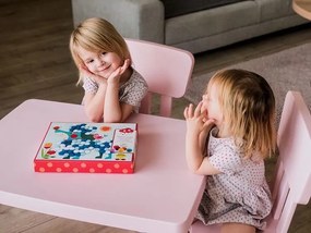 Gioco d'arte - collage di pompon - cani