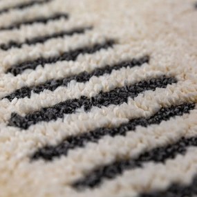 Tappeto color crema 200x290 cm Knot – Flair Rugs