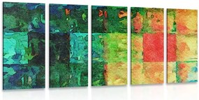 Quadri 5 pezzi – Arte visiva colorata