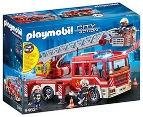 Playset di Veicoli City Action Playmobil 9463 (14 pcs) Camion dei Pompieri