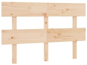 Testiera per letto 144x3x81 cm in legno massello di pino