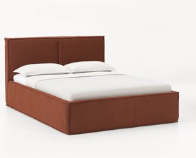 Letto imbottito in bouclé Dream