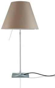 Costanza Lampada da Tavolo con Dimmer Alu/Shaded Grigio Pietra - Luceplan