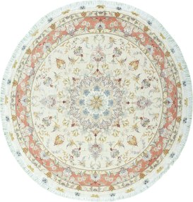 Tabriz Tappeto 170 x 160 Beige (Iran) Annodato A Mano