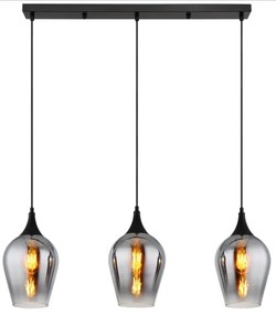 Globo 155520-3HS - Lampadario a sospensione con filo LAVUS 3xE27/60W/230V